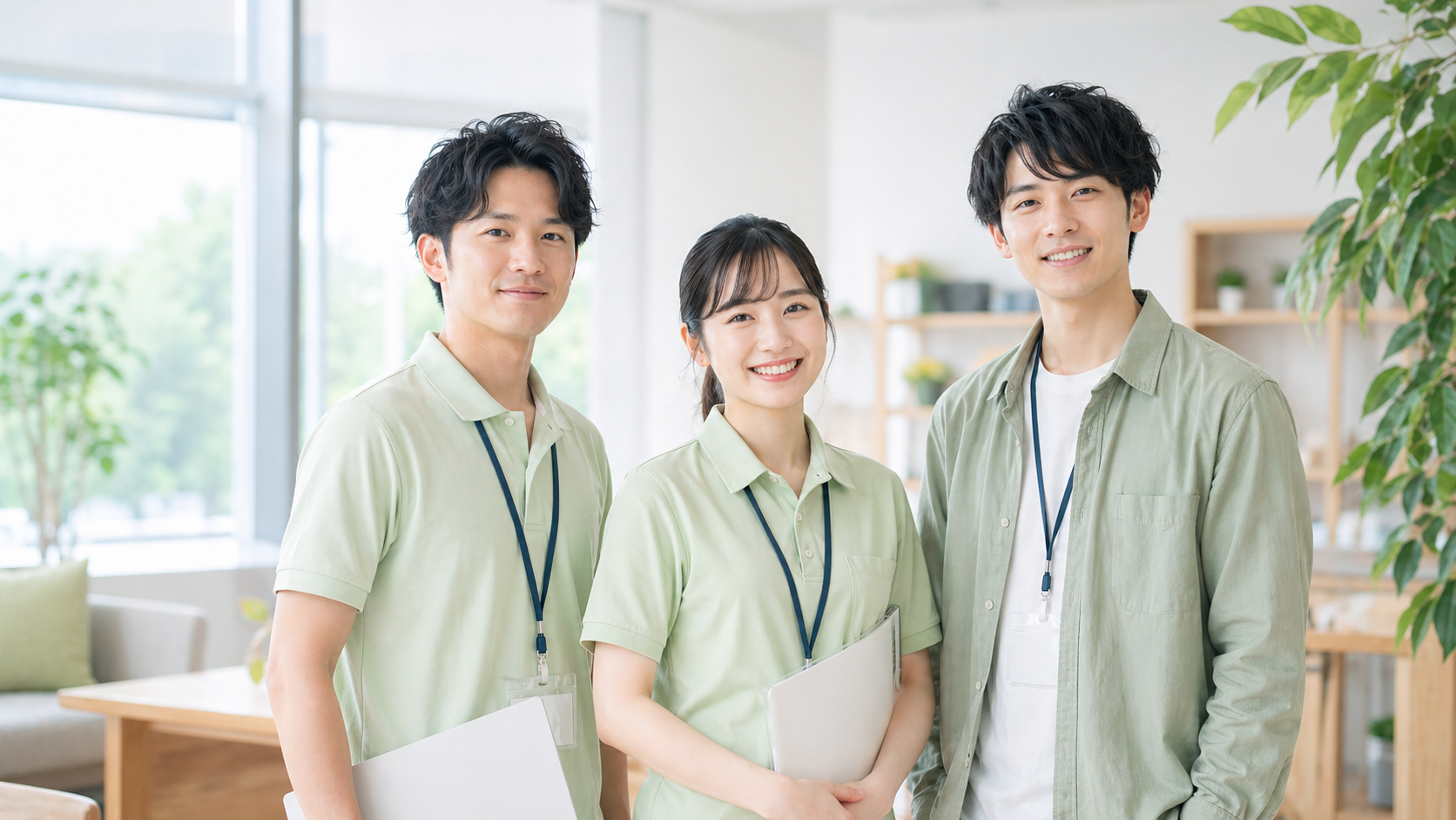 若いスタッフチームのイメージ